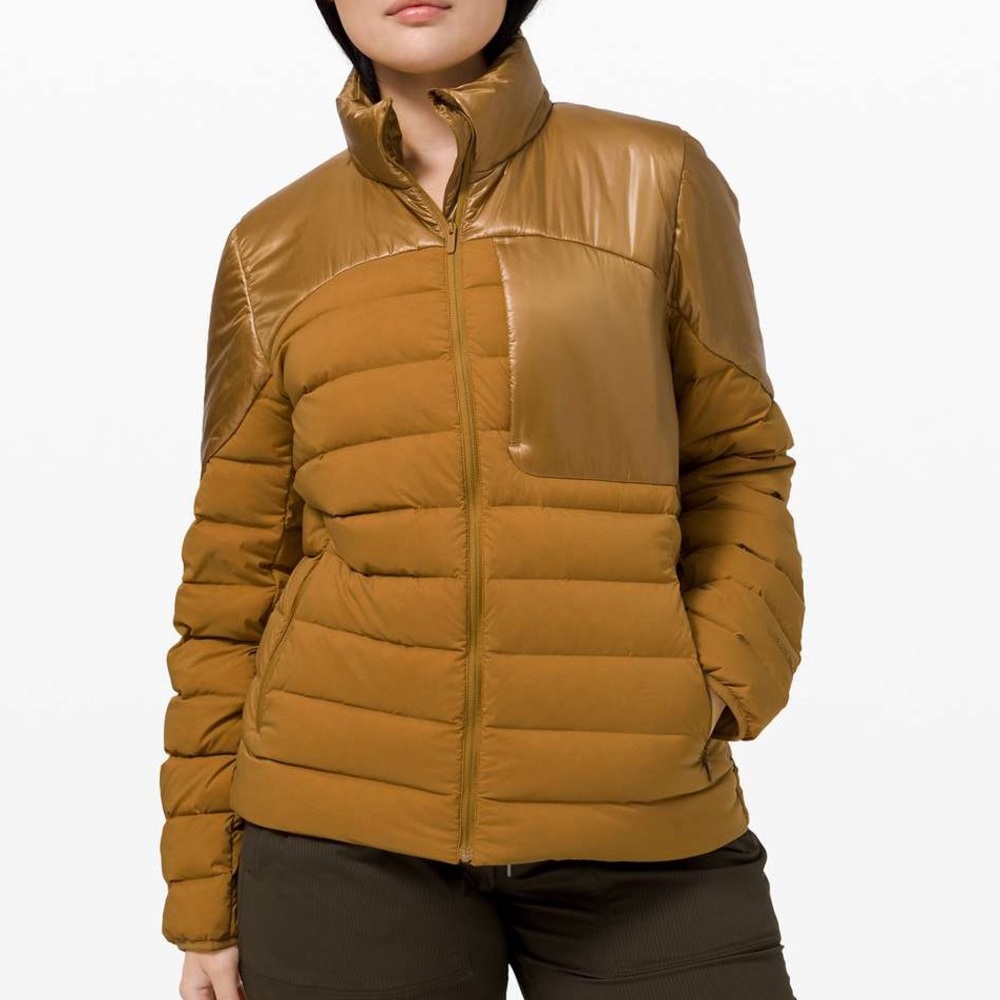 Lululemon Navigation Stretch Jacket spiced bronze size 6